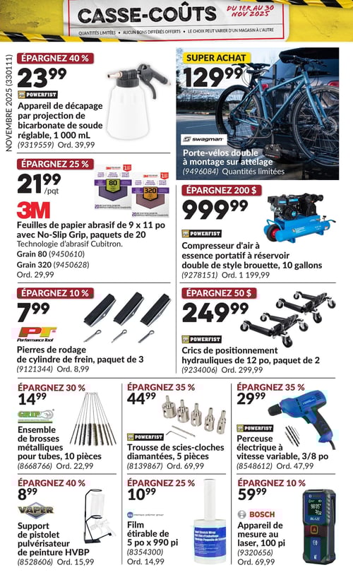 Circulaire Princess Auto - Casse-Coûts - Page 19