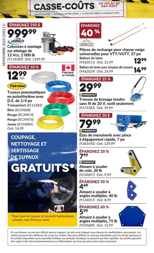 Circulaire Princess Auto - Casse-Coûts - Page 24