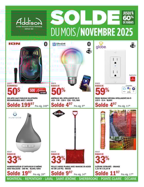 Circulaire Addison Électronique - Page 1