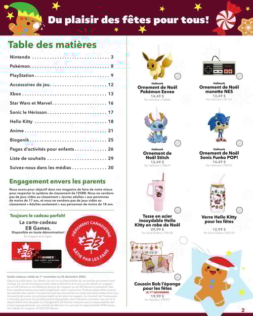 Circulaire EB Games - GameStop - Guide-cadeaux - Page 3