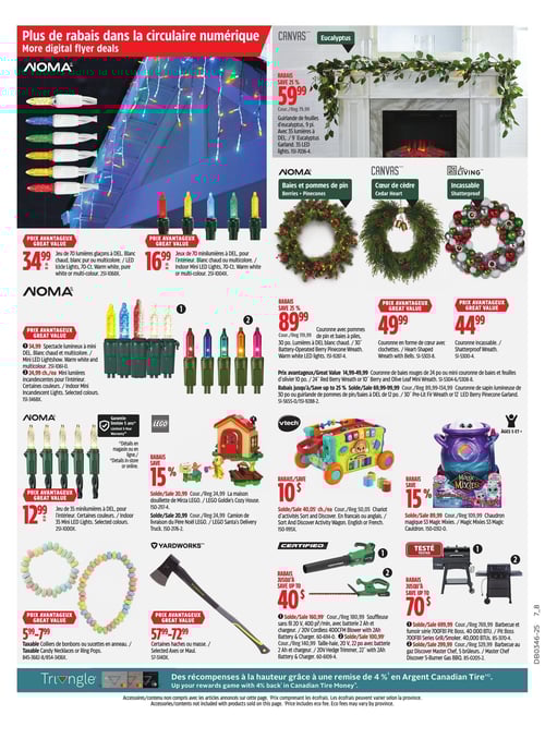 Circulaire Canadian Tire - Solde d'avant le Vendredi Fou - Page 7