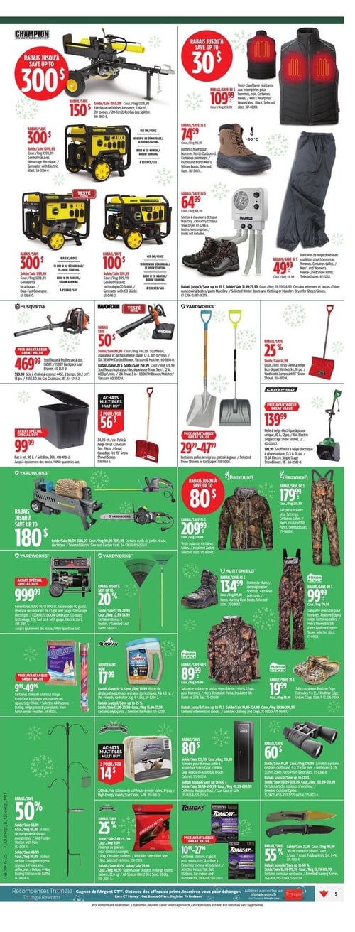 Circulaire Canadian Tire - Solde d'avant le Vendredi Fou - Page 10