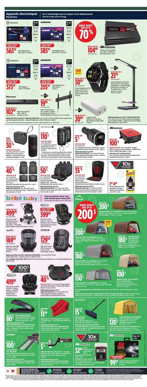 Circulaire Canadian Tire - Solde d'avant le Vendredi Fou - Page 24