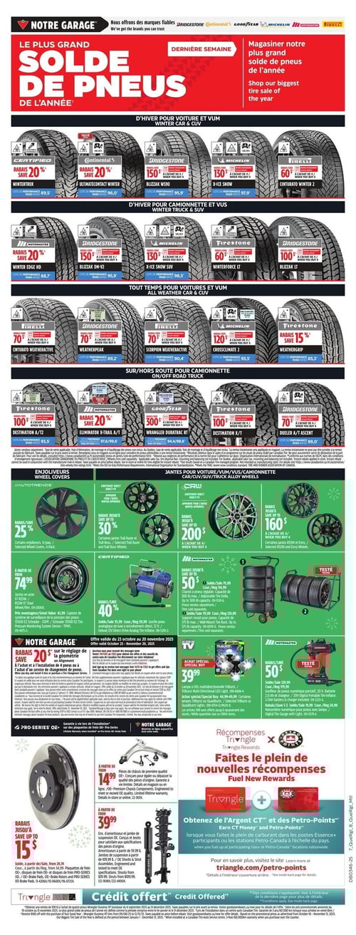 Circulaire Canadian Tire - Solde d'avant le Vendredi Fou - Page 29