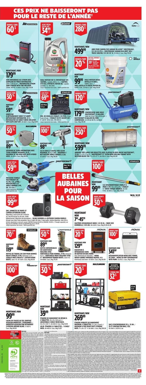 Circulaire Canadian Tire - Solde d'avant le Vendredi Fou - Page 31