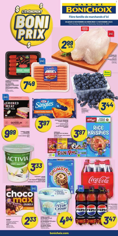 Circulaire Marché Bonichoix - Page 1