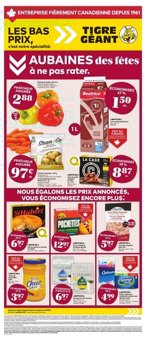 Circulaire Tigre Géant - Page 1