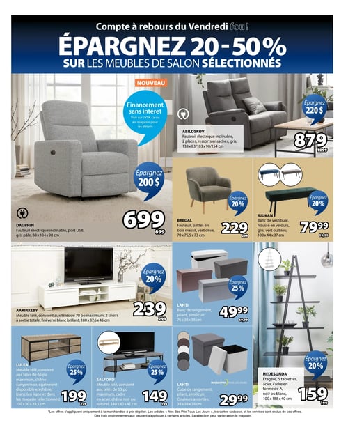 Circulaire Jysk - Solde du Vendredi Fou - Page 3