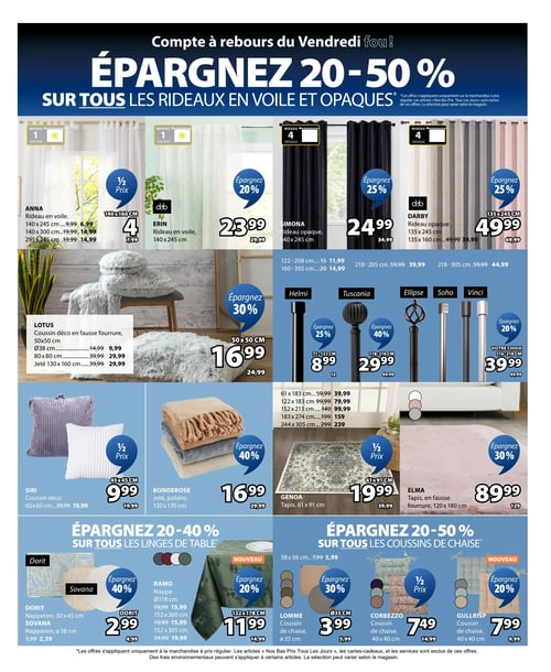 Circulaire Jysk - Solde du Vendredi Fou - Page 15