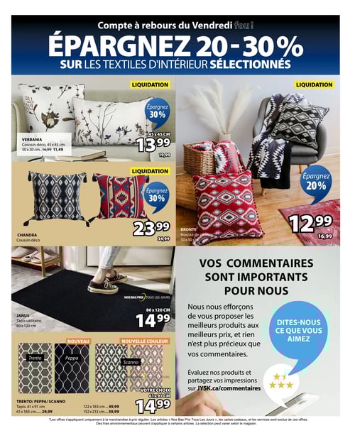 Circulaire Jysk - Solde du Vendredi Fou - Page 29