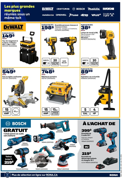 Circulaire Rona - Offres outillées pour les fêtes - Page 2