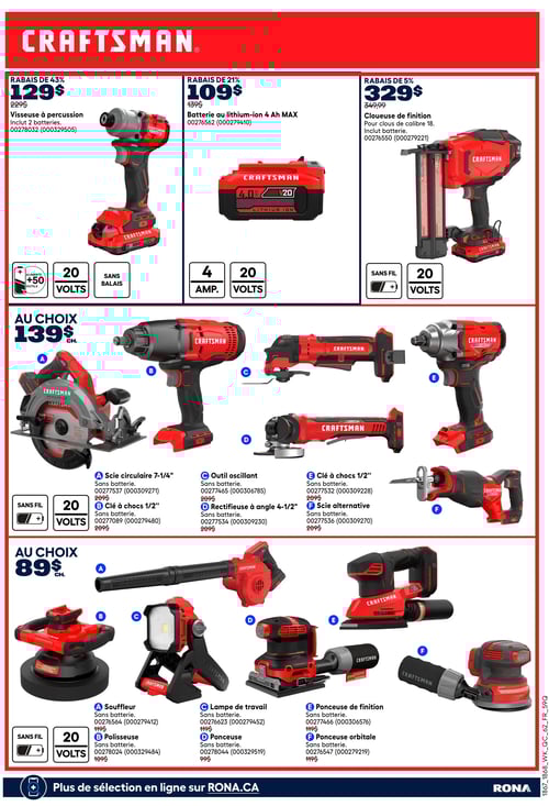 Circulaire Rona - Offres outillées pour les fêtes - Page 6