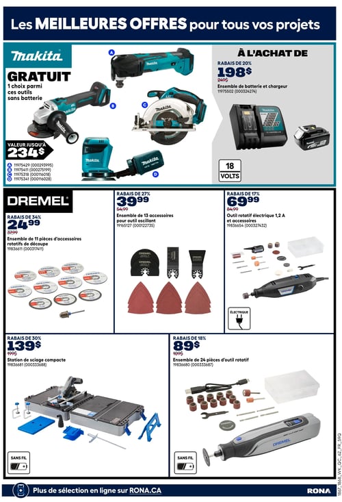 Circulaire Rona - Offres outillées pour les fêtes - Page 8