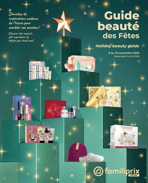 Circulaire Familiprix - Guide beauté des fêtes - Page 1