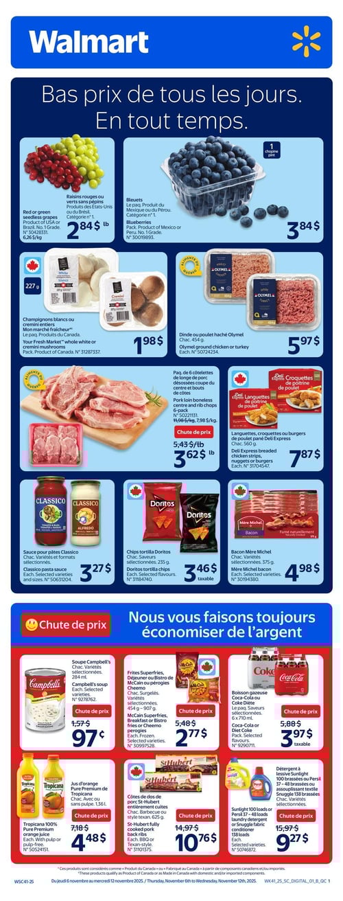 Circulaire Walmart - Page 1