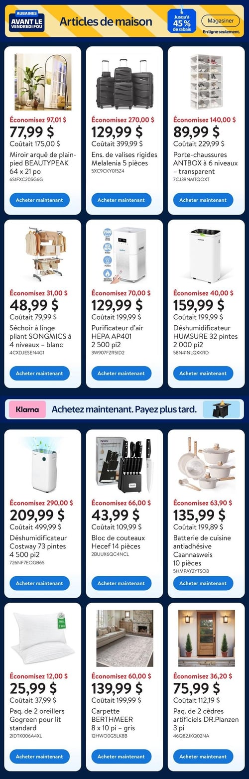 Circulaire Walmart - Aubaines avant le VENDREDI FOU - Page 4
