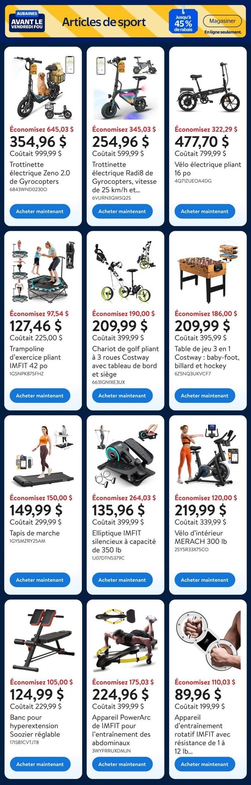 Circulaire Walmart - Aubaines avant le VENDREDI FOU - Page 7