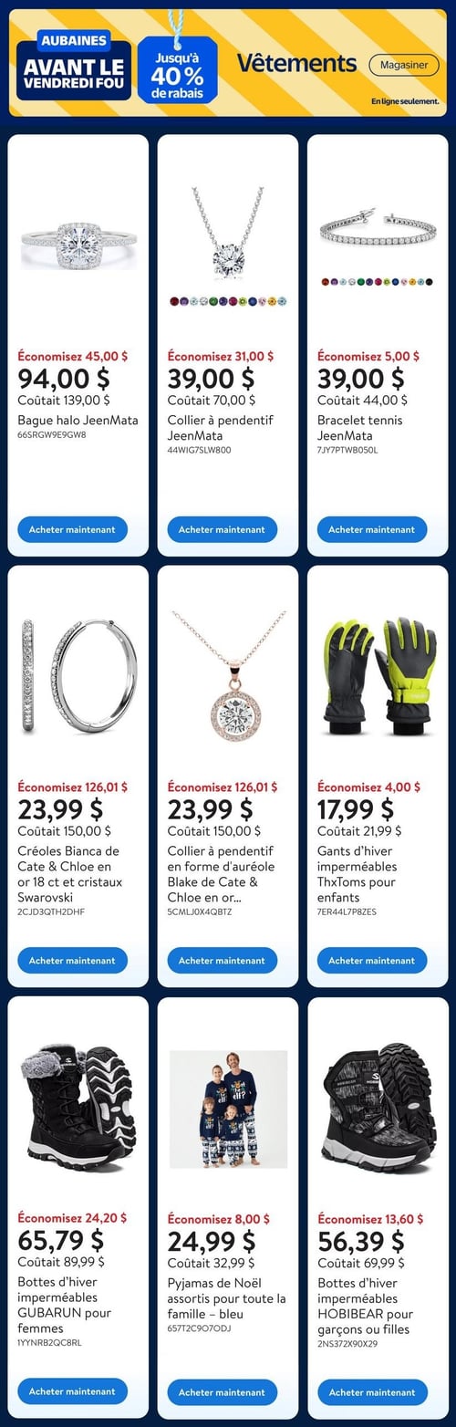Circulaire Walmart - Aubaines avant le VENDREDI FOU - Page 10