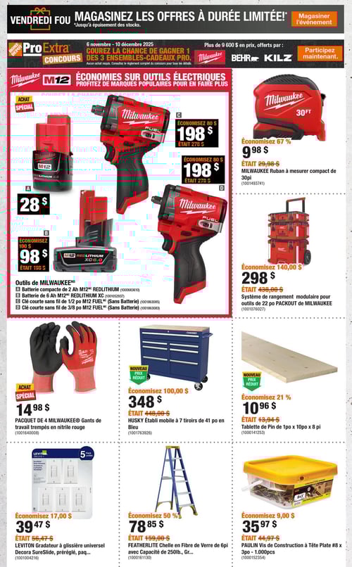 Circulaire Home Depot - Vendredi Fou - Page 3