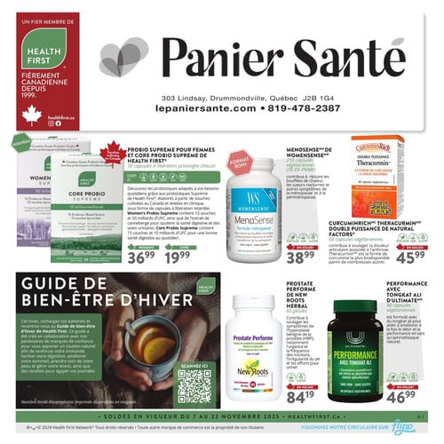 Circulaire Panier Santé - Page 1