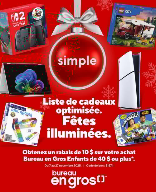 Circulaire Bureau en Gros - Liste de cadeaux - Page 1