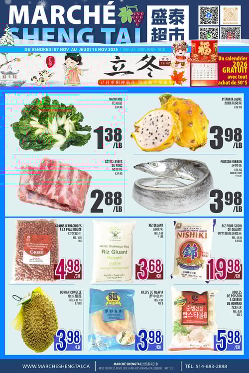 Circulaire Marché Sheng Tai - Page 1