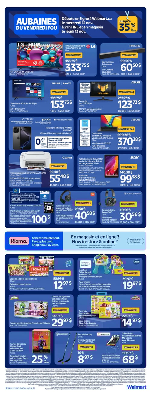 Circulaire Walmart - Aubaines du Vendredi Fou - Page 2