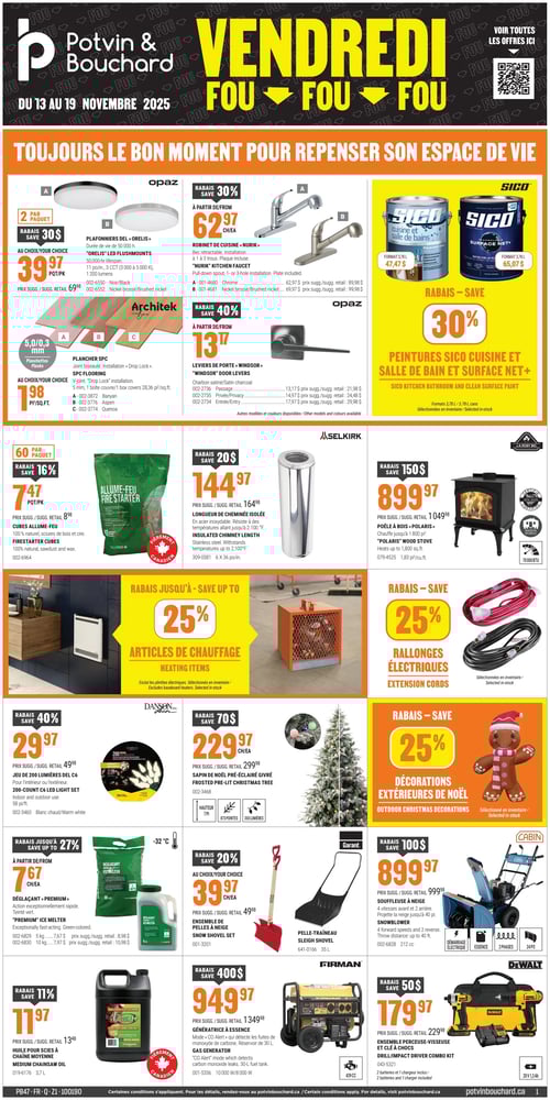 Circulaire Potvin & Bouchard - Page 1