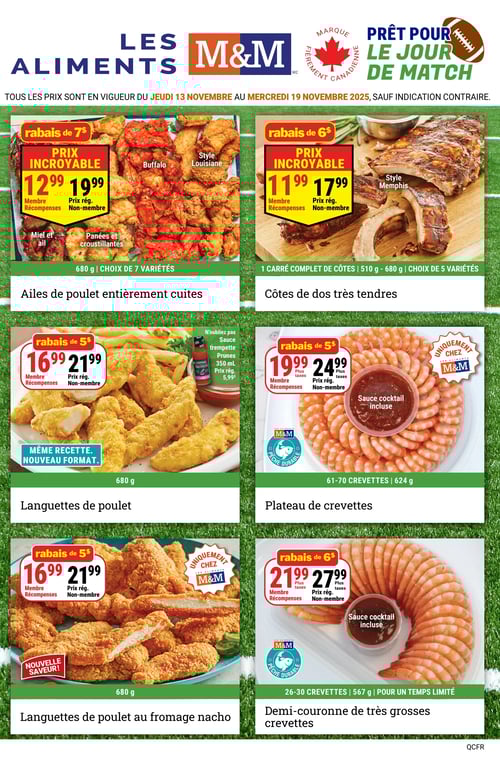 Circulaire Les Aliments M&M - Page 1