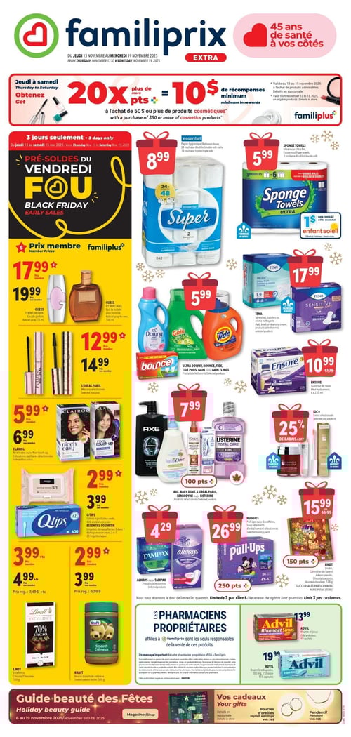 Circulaire Familiprix Extra - Page 1