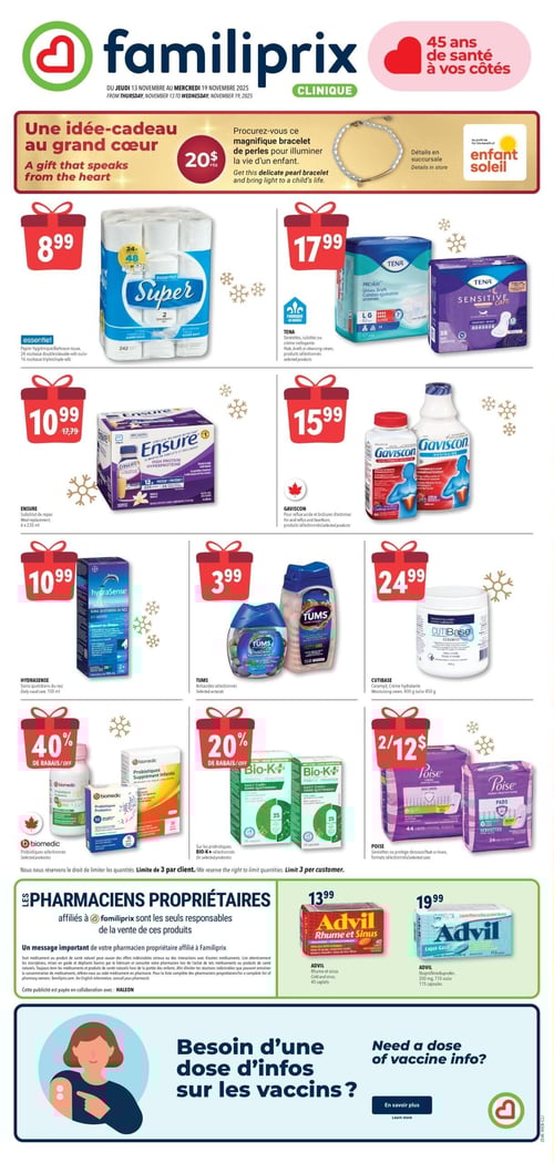 Circulaire Familiprix - Clinique - Page 1