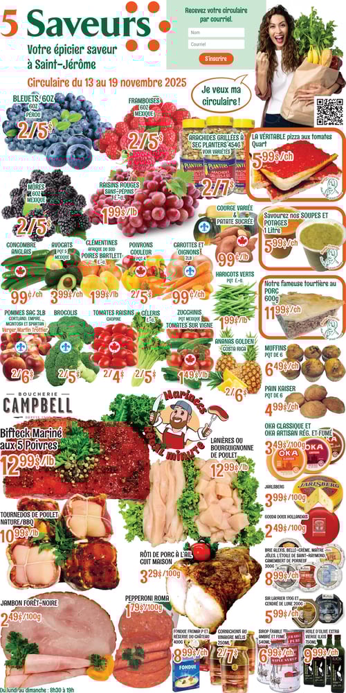 Circulaire Marché Le 5 Saveurs - Page 1