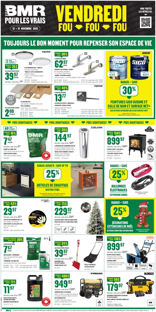 Circulaire BMR - Vendredi Fou - Page 1