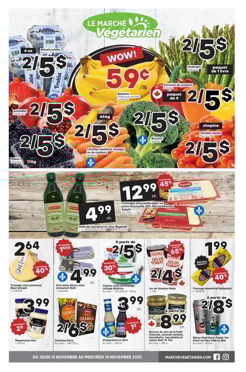 Circulaire Marché Végétarien - Page 1