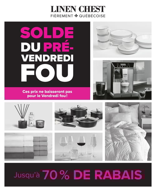 Circulaire Linen Chest - Solde du Pré-vendredi Fou - Page 1