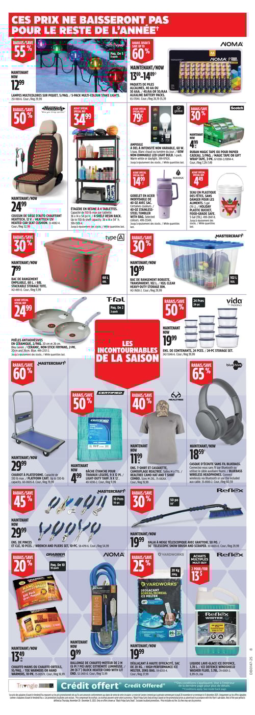 Circulaire Canadian Tire - Solde d'Avant le Vendredi Fou - Page 4