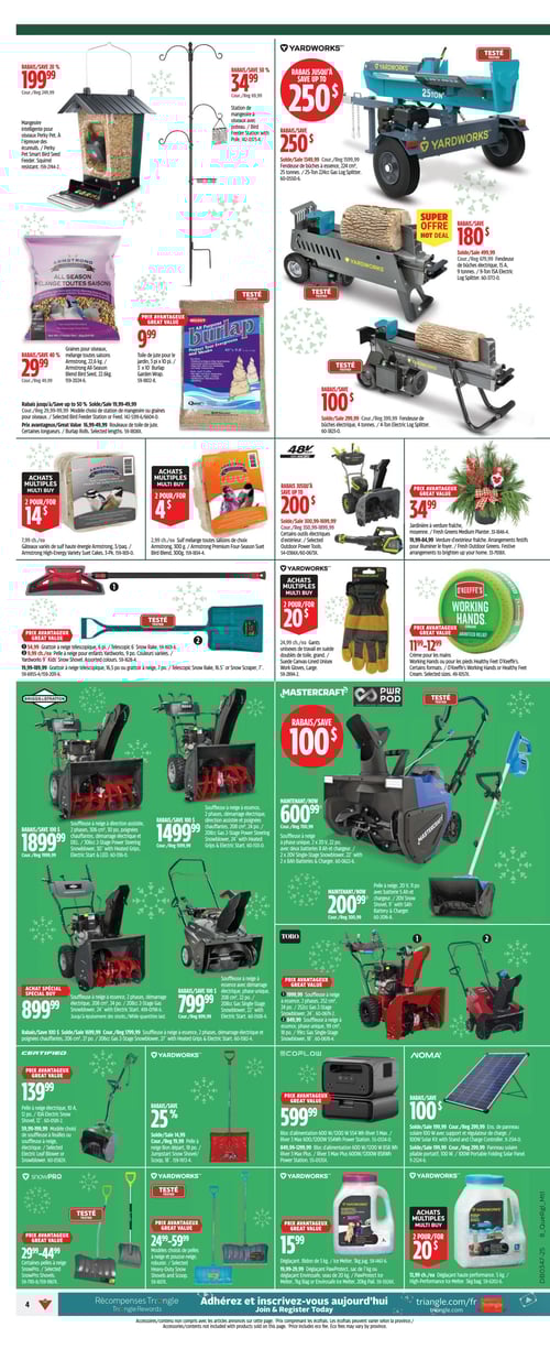 Circulaire Canadian Tire - Solde d'Avant le Vendredi Fou - Page 8