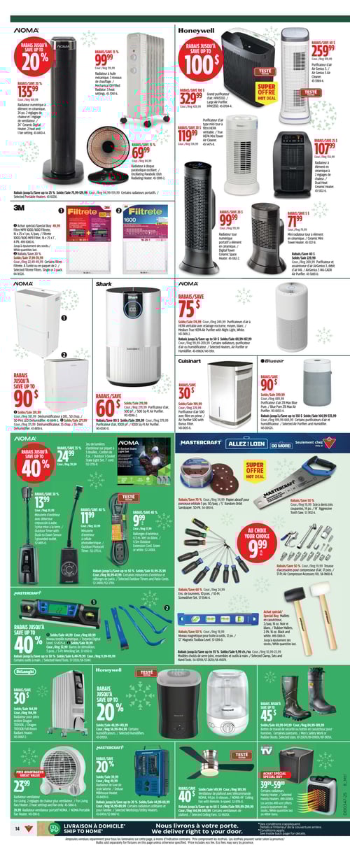 Circulaire Canadian Tire - Solde d'Avant le Vendredi Fou - Page 18