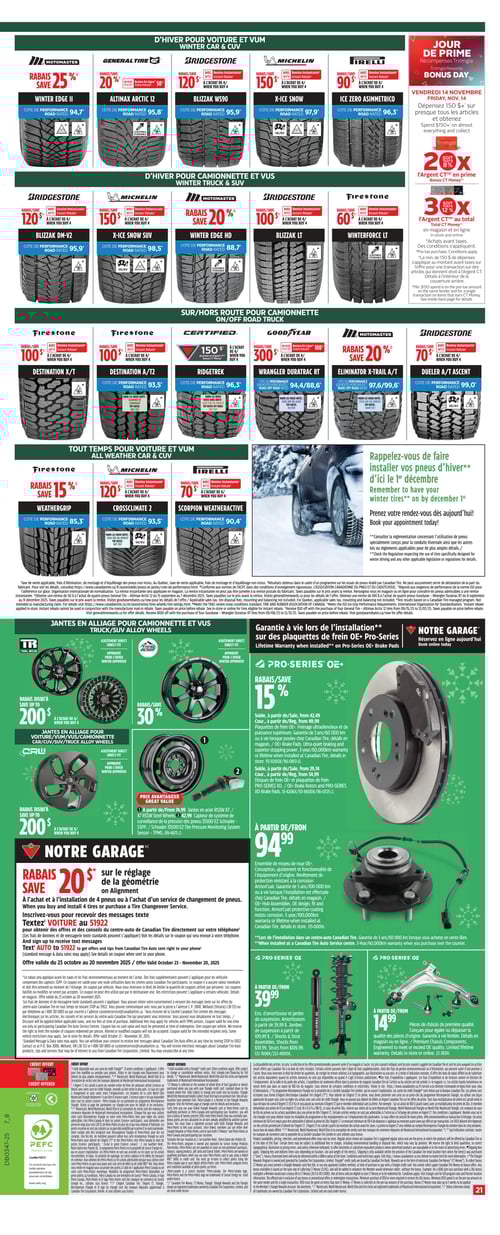 Circulaire Canadian Tire - Solde d'Avant le Vendredi Fou - Page 24