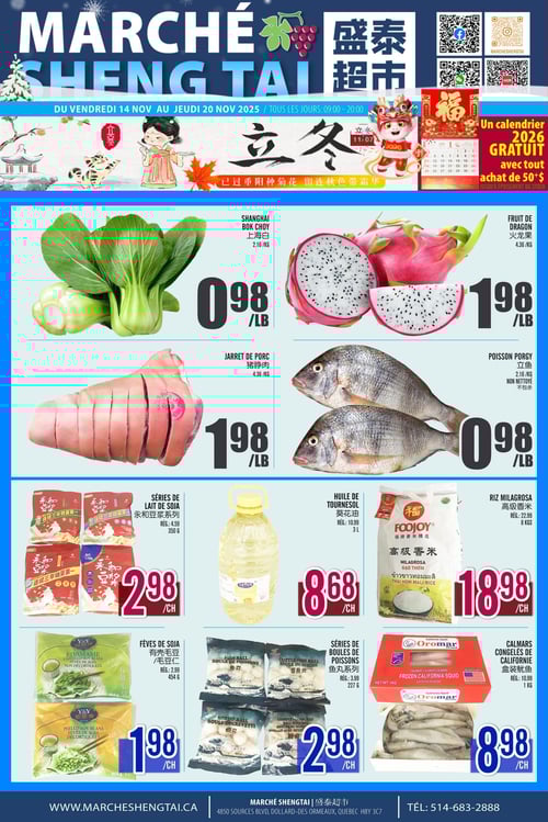 Circulaire Marché Sheng Tai - Page 1