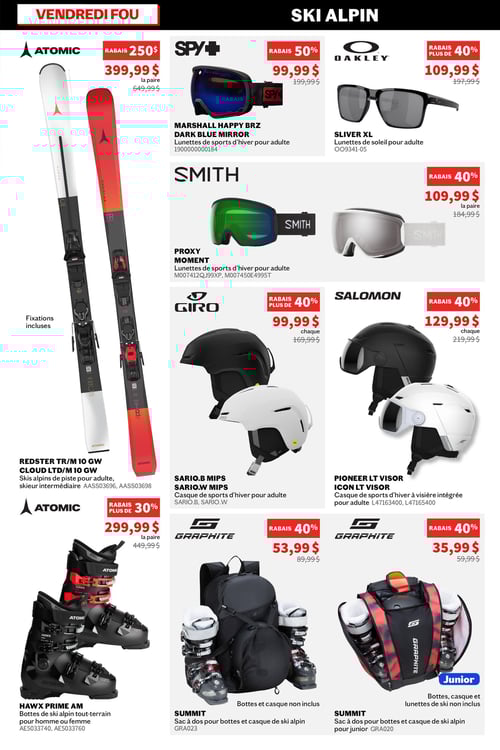 Circulaire Sports Experts - Vendredi Fou : Sports d'hiver - Page 2