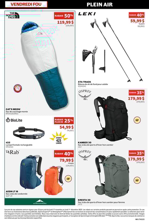 Circulaire Sports Experts - Vendredi Fou : Sports d'hiver - Page 4