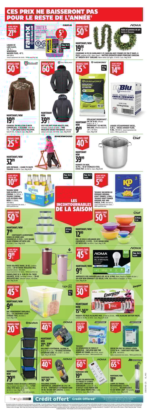 Circulaire Canadian Tire - Solde d'Avant le Vendredi Fou - Page 4