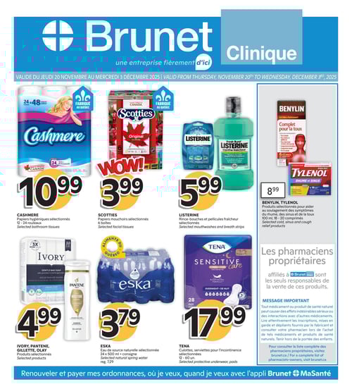 Circulaire Brunet - Clinique - Page 1