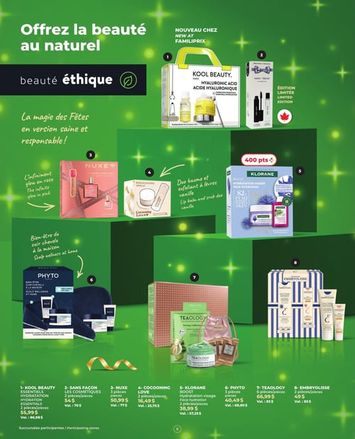 Circulaire Familiprix - Guide Beauté des fêtes - Page 8
