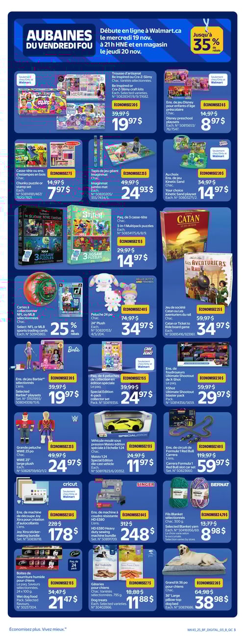 Circulaire Walmart - Aubaines du Vendredi Fou - Page 3