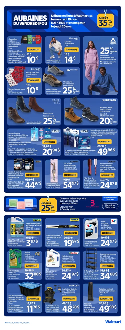 Circulaire Walmart - Aubaines du Vendredi Fou - Page 4