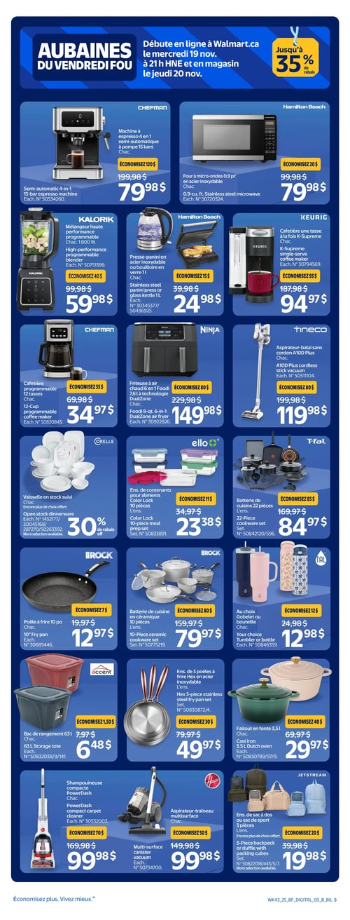 Circulaire Walmart - Aubaines du Vendredi Fou - Page 5