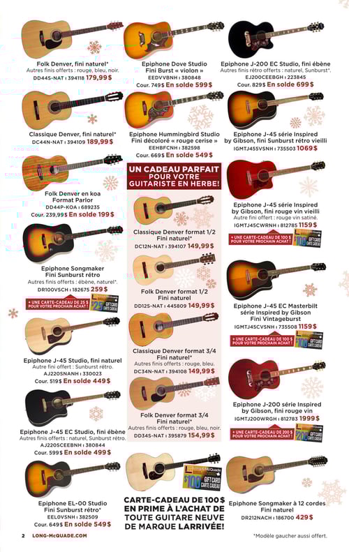 Circulaire Long & McQuade Instruments de Musique - Cadeaux de rêves - Page 2