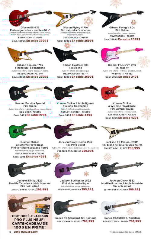 Circulaire Long & McQuade Instruments de Musique - Cadeaux de rêves - Page 6